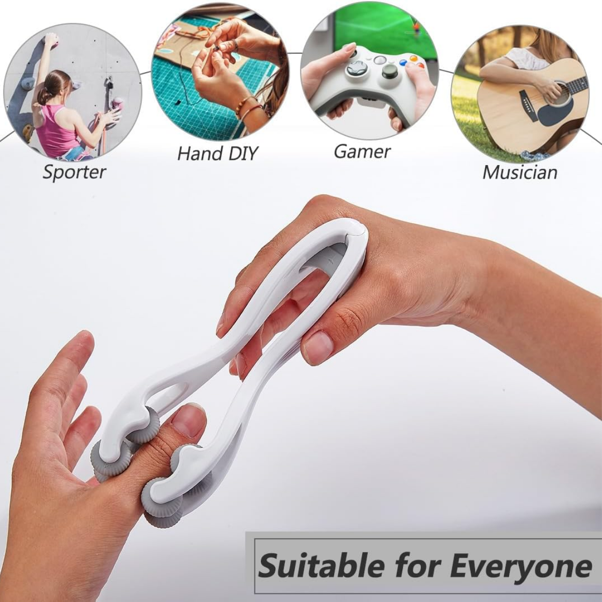 Finger Massager Dual-Row Roller