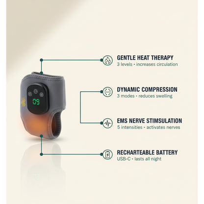 NerovalFlow™ Pro — EMS Foot Massager for Neuropathy, Pain & Circulation Relief