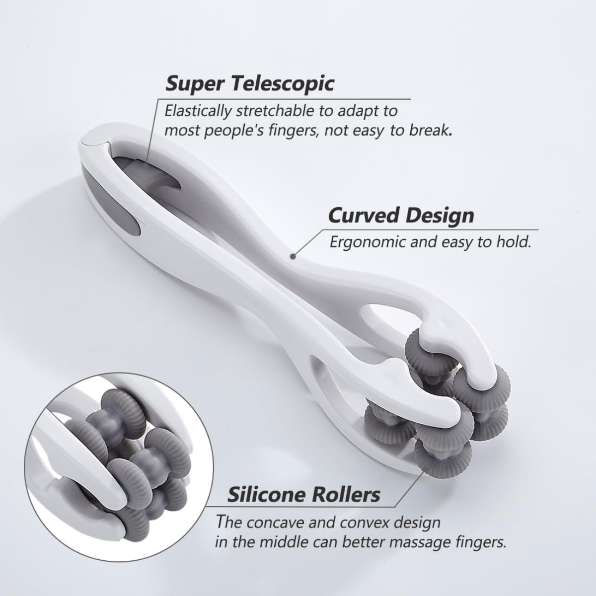 Finger Massager Dual-Row Roller