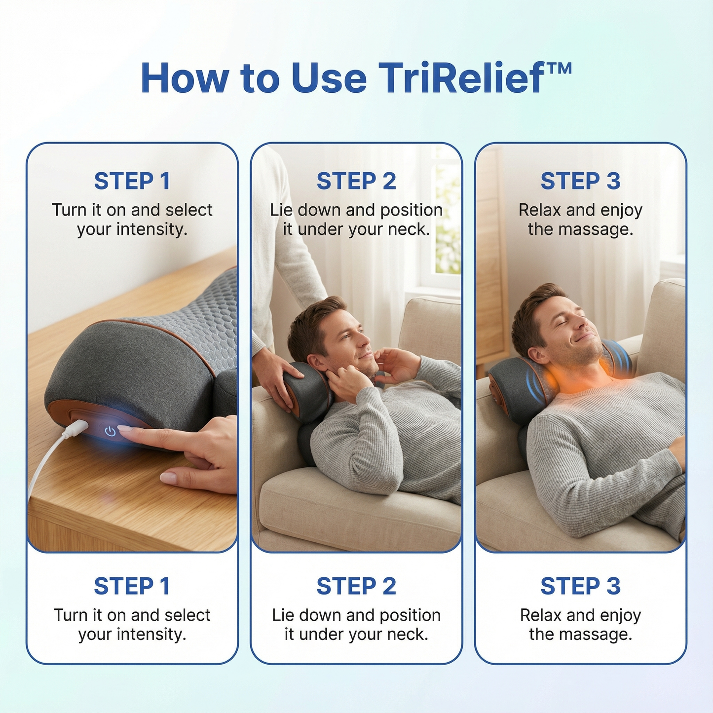 TriRelief™-The 3-in-1 Professional Neck Therapy System
