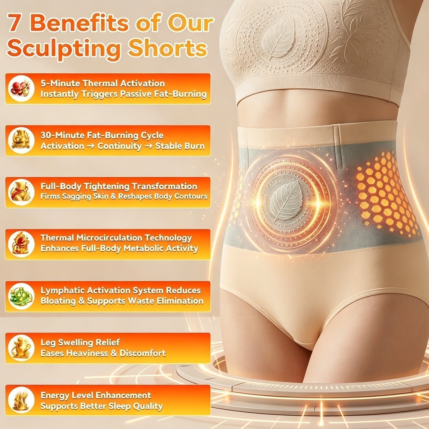 Neroval - 🛡️2026 Moringa & Berberine 4-in-1 Micro-Particle Shaping & Fat Burning Shorts