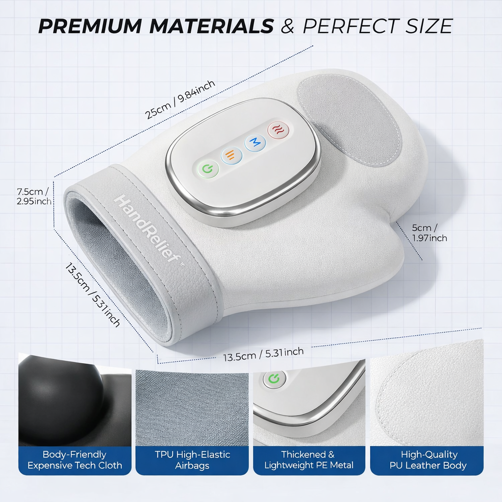 HandRelief™ 3-in-1 Hand Massager for Wrist Pain, Finger Joint Pain, Hand Pain