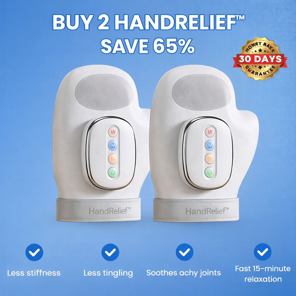 HandRelief™ 3-in-1 Hand Massager for Wrist Pain, Finger Joint Pain, Hand Pain
