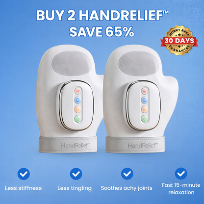 HandRelief™ 3-in-1 Hand Massager for Wrist Pain, Finger Joint Pain, Hand Pain