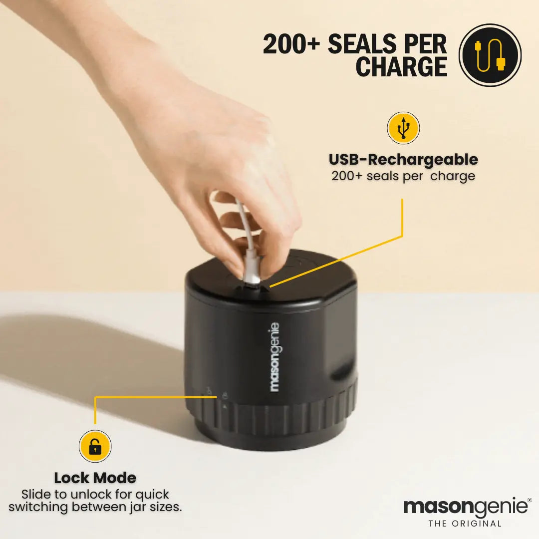 Mason Genie - makes sealing a breeze!
