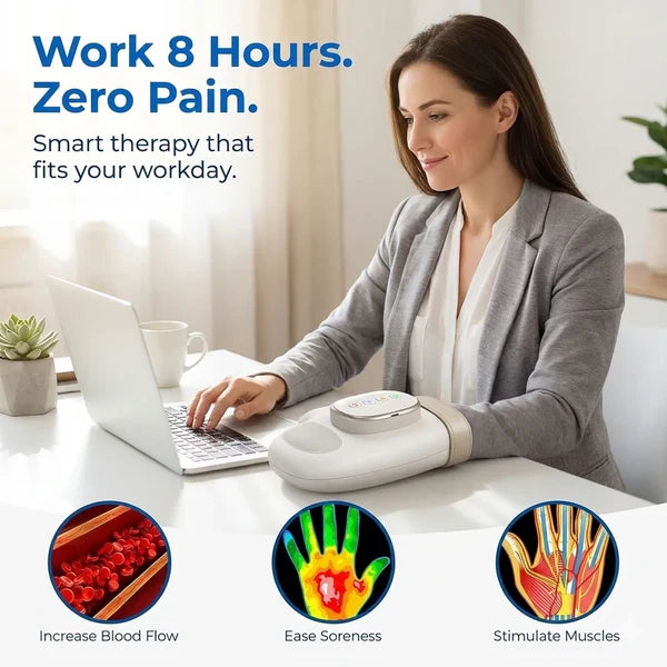 HandRelief™ 3-in-1 Hand Massager for Wrist Pain, Finger Joint Pain, Hand Pain